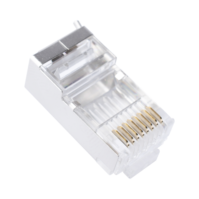 Bote con 100 Piezas de Plug Modular RJ45 Cat6 blindado con pin de tierra, chapado de oro a 30 micras para durabilidad extrema - Image 7