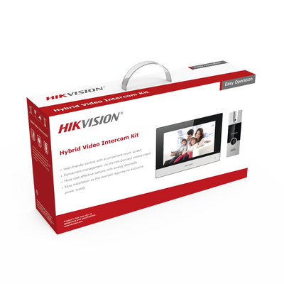 Kit de Videoportero Analógico de Plastico / IP a 4 Hilos con Función de Llamada a App Hik-Connect / Monitor se Conecta a Internet por Cable o WiFi y por 4 Hilos al Frente de Calle / Expandible a Mas Equipos - Image 7