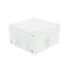 Caja de derivación de PVC Auto-extinguible con 6 entradas, tapa y tornillo de media vuelta de 1/4", 100x100x50 MM (Medidas internas, mayor área permisible para el cable, Para exterior (IP55) - Image 6