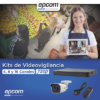 KIT TurboHD 1080p / DVR 4 Canales / 4 Cámaras Bala Metálicas (exterior 2.8 mm) / Transceptores / Conectores / Fuente de Poder Profesional - Image 4