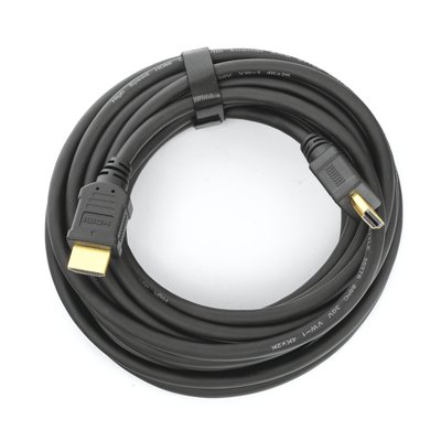 Cable HDMI de 5 Metros (High Speed) / Resolución 4K / Soporta Canal de Retorno de Audio (ARC)/ Soporta 3D / Blindado para Reducir Interferencia / Chapado en Oro / Alta Resistencia y Durabilidad.